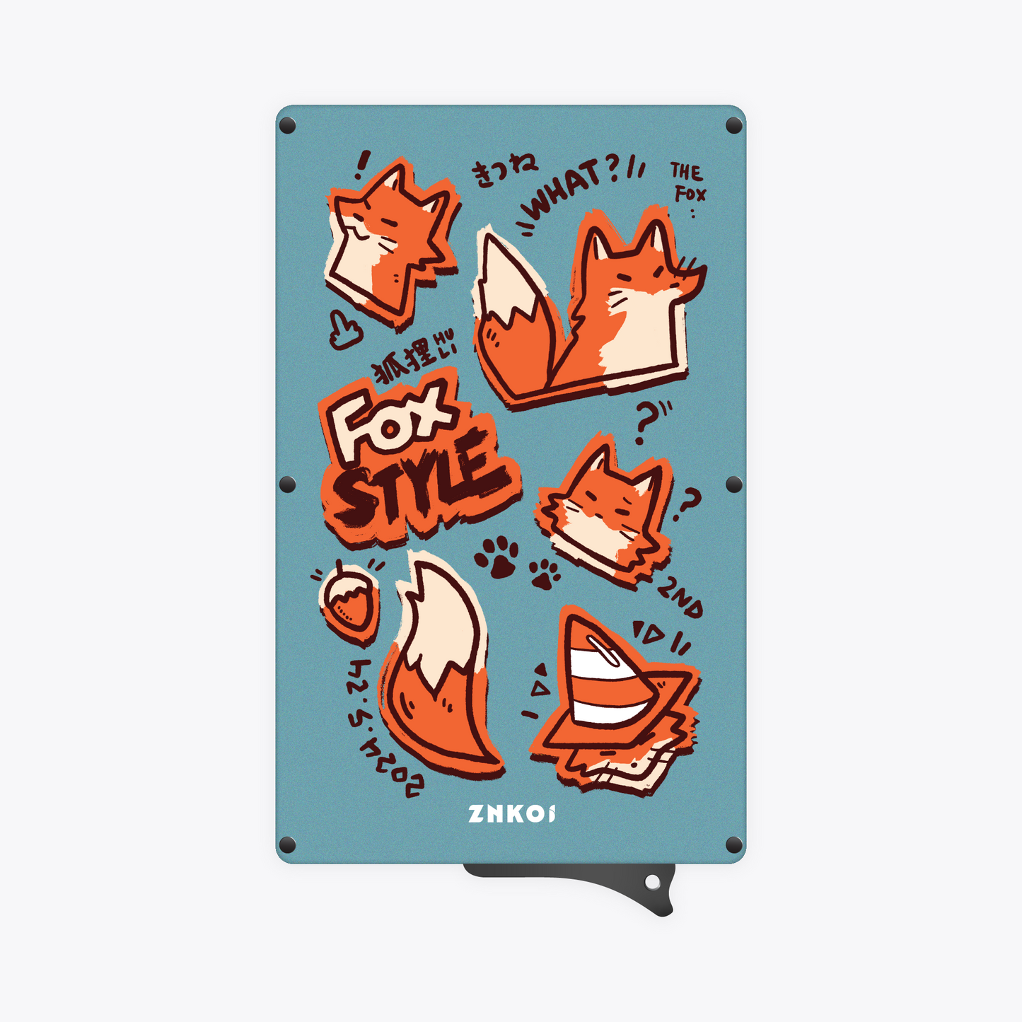 Altersnap™ Cardprotector The Fox Style - What the fox!